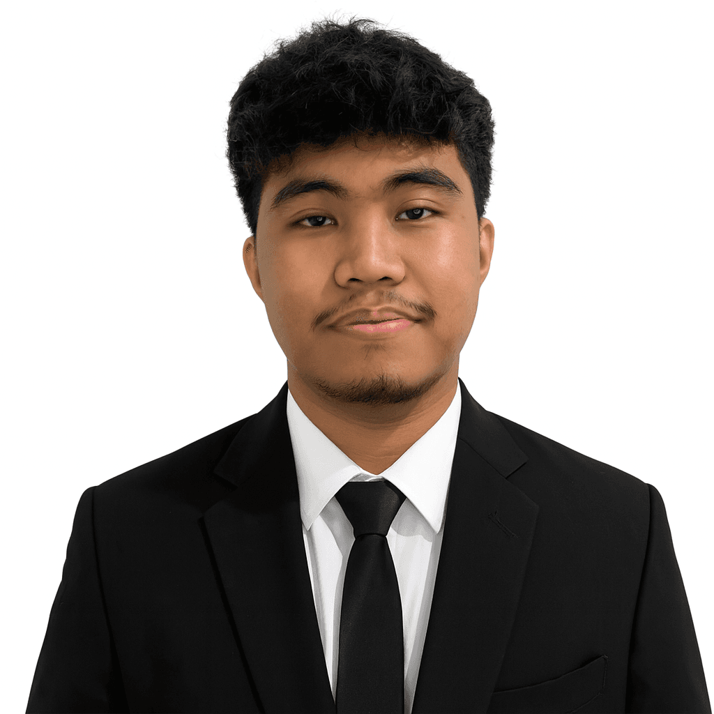 Vladimir Legaspi wearing professional attire